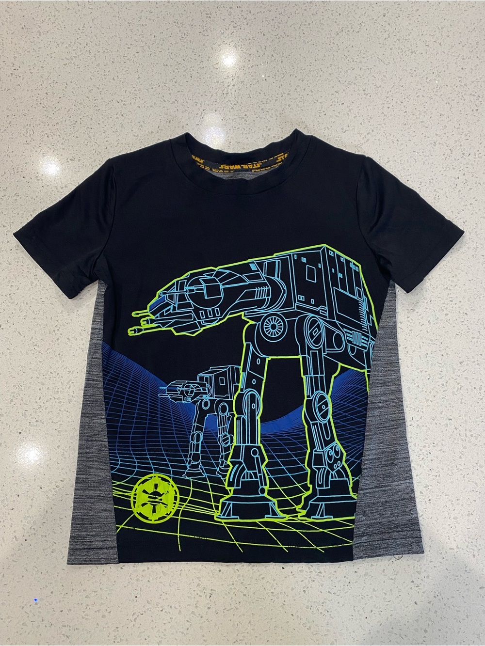 Boys Black Star Wars Graphic Short Sleeve Tee